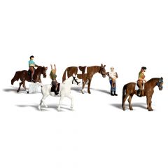 Woodland Scenics HO Scale, WA1889 Horseback Riders small image
