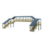 Modular Covered Station Footbridge