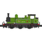 BR (Ex LNER) J72 (Ex-NER E1) Class Tank 0-6-0T, 68736, BR 'LNER Apple Green' Livery Station Pilot, DCC Ready