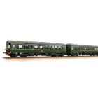 BR Derby Lightweight 2 Car DMU BR Green (Early Emblem) Livery, DCC Ready