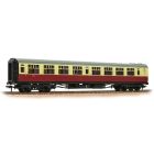 BR (Ex SR) Bulleid 63' Third Corridor 15" Vents S76, Set 847, BR Crimson & Cream Livery