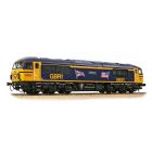 GBRf Class 69 Co-Co, 69001, 'Mayflower' GBRf (UK & US Flags) Livery, DCC Sound Deluxe with Auto-Release Coupling