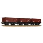 BR 16T Steel Mineral Wagon, Top Flap Doors B569425, B554737 & B577548, BR Bauxite (TOPS) Livery