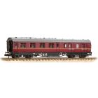 BR (Ex LMS) Stanier 57' Period III Brake Second Corridor M5769M, BR Maroon Livery