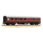 BR (Ex LNER) Thompson Brake Second Corridor E16857E, BR Maroon Livery