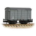 LMS (Ex SR) 12T Ventilated Van Planked 2+2 521191, LMS Grey Livery