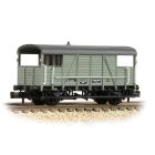 BR (Ex SE&CR) 25T 'Dance Hall' Brake Van S55457, BR Grey Livery