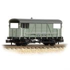 BR (Ex SE&CR) 25T 'Dance Hall' Brake Van S55460, BR Grey Livery