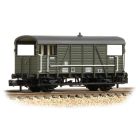 BR (Ex SE&CR) 25T 'Dance Hall' Brake Van DS55466, BR Departmental Olive Green Livery