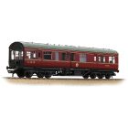 LMS Stanier 50' Inspection Saloon 45035, LMS Crimson Lake Livery