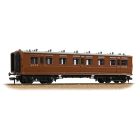 M&GM (Ex LNWR) 50' Arc Roof Coaches Diag 268 Corridor Third 81040, M&GN Brown Livery