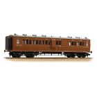 M&GM (Ex LNWR) 50' Arc Roof Coaches Diag 316 Corridor Brake Third 82001, M&GN Brown Livery