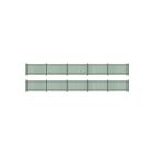 GWR Station Fencing Kit, Straight, Green