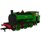 Private Owner Hunslet 16in Saddle Tank 0-6-0ST, No. 4, Glasshoughton, Lined Green Livery, DCC Ready