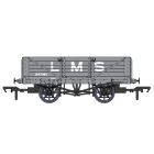 LMS 5 Plank LMS D1666 Wagon 247185, LMS Grey Livery