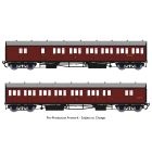 BR (Ex GWR) Dia. E140 B Set W6455W & W6456W, BR Maroon Livery