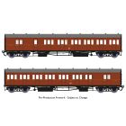 GWR Dia. E140 B Set 6453 & 6454, GWR Brown with Orange Line (Crest) Livery