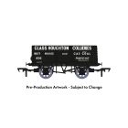 Private Owner 7 Plank Wagon RCH 1907 606, Glass Houghton Collieries, Black Livery