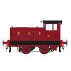 Private Owner Ruston & Hornsby 88DS 0-4-0, No.12, Eastern Gas Board - Tottenham, Dark Red Livery, DCC Ready