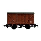 BR 12T Ventilated Van, Planked Doors B777345, BR Bauxite Livery