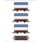 BR KAV 21T Coil A Wagon B949152, B949163 & B949140, BR Bauxite Livery Triple Pack