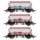 EWS (Ex BR) CDA Covered Hopper 375023 (Blue Frame), 375037 & 375120, EWS Livery