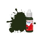 No 163 Dark Green - Satin - Acrylic Paint - 14ml Bottle