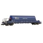 Private Owner PBA Bogie Tank Wagon 33 70 9382 073, ECC, Blue Livery, Weathered