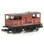 BR ZUV 20T 'Shark' Ballast Plough Brake Van 88, BR Bauxite Livery