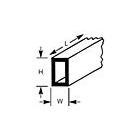 Rectangular Tubing RTFS-8 H:6.4mm W:4.8mm Wall:0.6mm Length:375mm (Pack of 5)