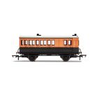 LSWR Four Wheel Brake Third 179, L&SWR Lined Salmon & Cream Livery