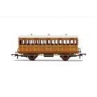 GNR Four Wheel Third 1636, GNR Lined Teak Livery