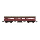 BR (Ex LMS) Stanier 57' Period III Composite Non-Corridor M16587M, BR Maroon Livery