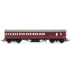 BR (Ex LMS) Stanier 57' Period III Brake Third Non-Corridor M20788M, BR Maroon Livery