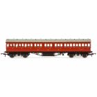 BR (Ex LMS) Stanier 57' Period III Composite Non-Corridor M16635M, BR Crimson Livery