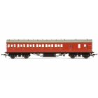 BR (Ex LMS) Stanier 57' Period III Brake Third Non-Corridor M20737M, BR Crimson Livery