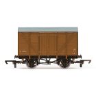 BR 12T Ventilated Van, Planked Doors W145746, BR Bauxite Livery