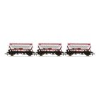 EWS (Ex BR) CDA Covered Hopper 375072, 375073,& 375074, EWS Livery Three Wagon Pack