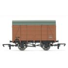 BR (Ex SR) 12T Ventilated Van Planked 2+2 S49186, BR Bauxite Livery