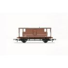 LMS (Ex BR) 20T D2068 Brake Van 731091, LMS Bauxite Livery