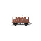 LSWR 20T 'New Van' Goods Brake Van 10124, LSWR Brown Livery