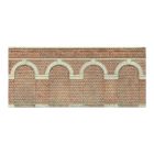 Mid Level Arched Retaining Walls, Red Brick