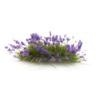 Flowering Tufts, Self Adhesive,. Violet